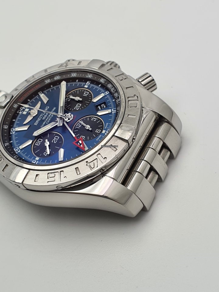 IMG_9081 Breitling Chronomat 44 GMT Mens watch Unisex Automatic Steel AB042011 C852 Replica 8