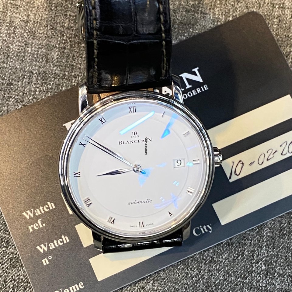 Blancpain Villeret Ultra-Slim Mens watch Unisex Automatic Steel 6223-1127-55b Replica 8