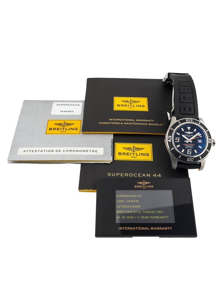 Breitling Superocean 44 Mens watch Unisex Automatic Steel A1739102 BA80 Replica 8