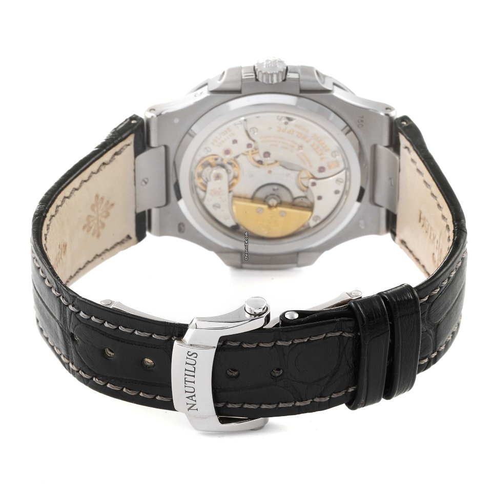 Patek Philippe Nautilus Mens watch Unisex Automatic White gold 5712G 001 Replica 8