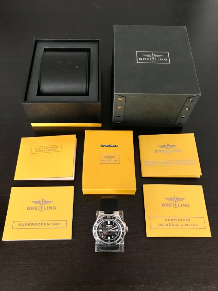 IMG_9081 Breitling Superocean GMT Mens watch Unisex Automatic Steel A3238011 BA38 Replica 8