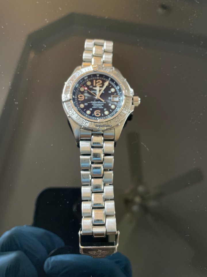 IMG_9081 Breitling Superocean Mens watch Unisex Automatic Steel A17360-108 Replica 8