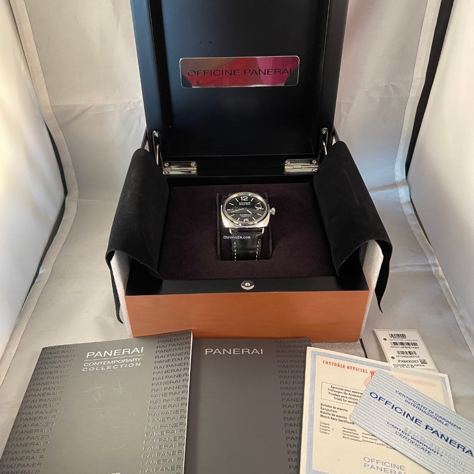 IMG_9081 Panerai Radiomir Black Seal Mens watch Unisex Automatic Steel PAM 00287 Replica 8