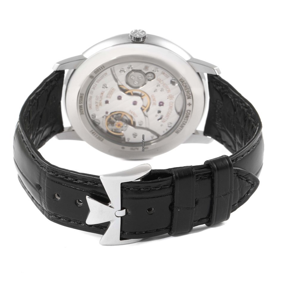 IMG_9081 Vacheron Constantin Patrimony Mens watch Unisex Manual winding White gold 1110U 000G-B086 Replica 8