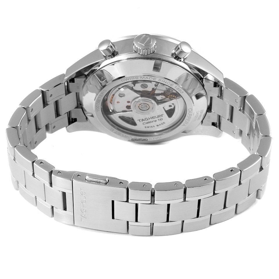 IMG_9081 TAG Heuer Carrera Calibre 16 Mens watch Unisex Automatic Steel CAS2111.BA0730 Replica 8