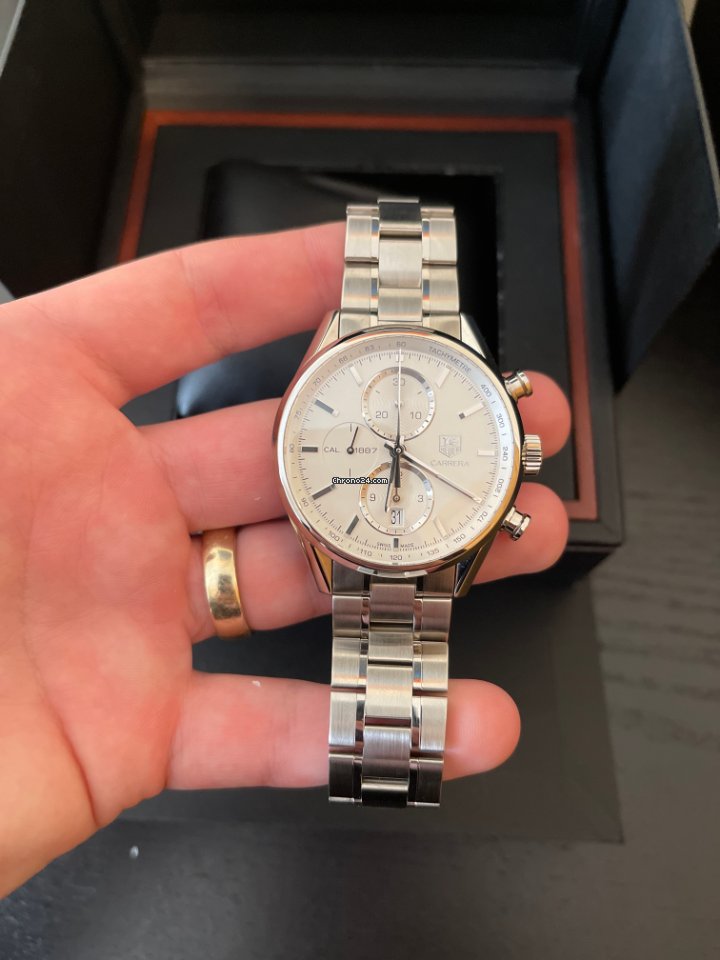 IMG_9081 TAG Heuer Carrera Calibre 1887 Mens watch Unisex Automatic Steel CAR2111.BA0724 Replica 8