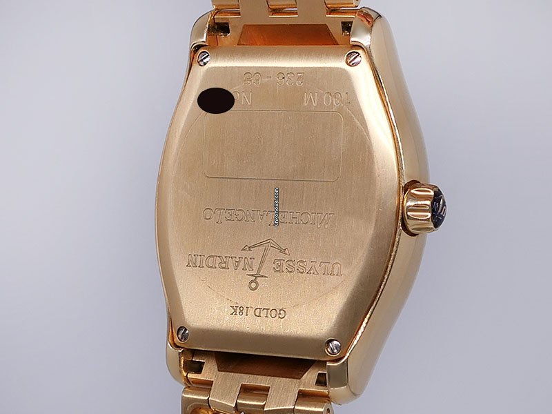 IMG_9081 Ulysse Nardin Michelangelo Mens watch Unisex Automatic Rose gold 236-68 581 Replica 8