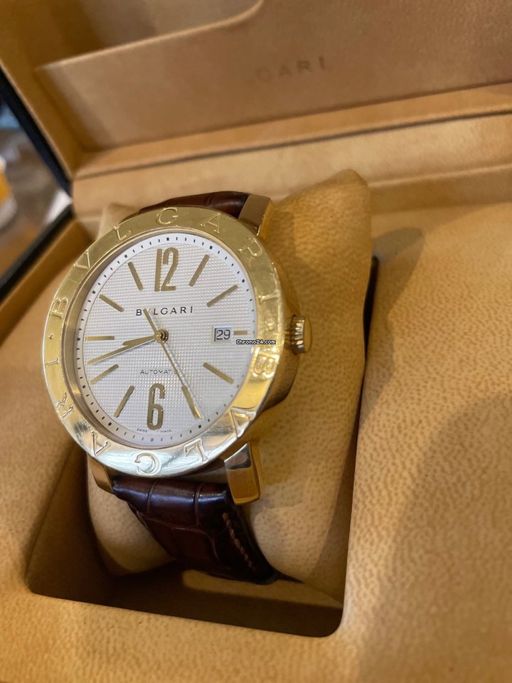 Bulgari Bulgari Mens watch Unisex Automatic Yellow gold BB42WGLDAUTO Replica 8