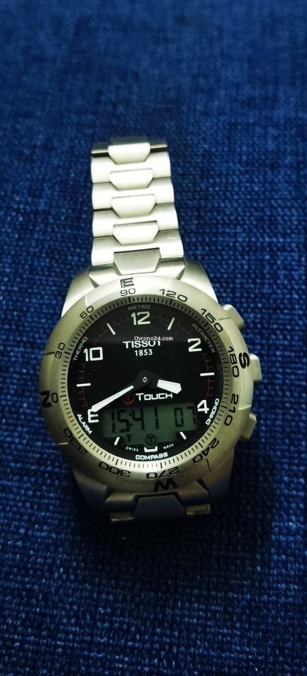 IMG_9081 Tissot T-Touch II Mens watch Unisex Quartz Titanium T047.420.44.057.00 Replica 8