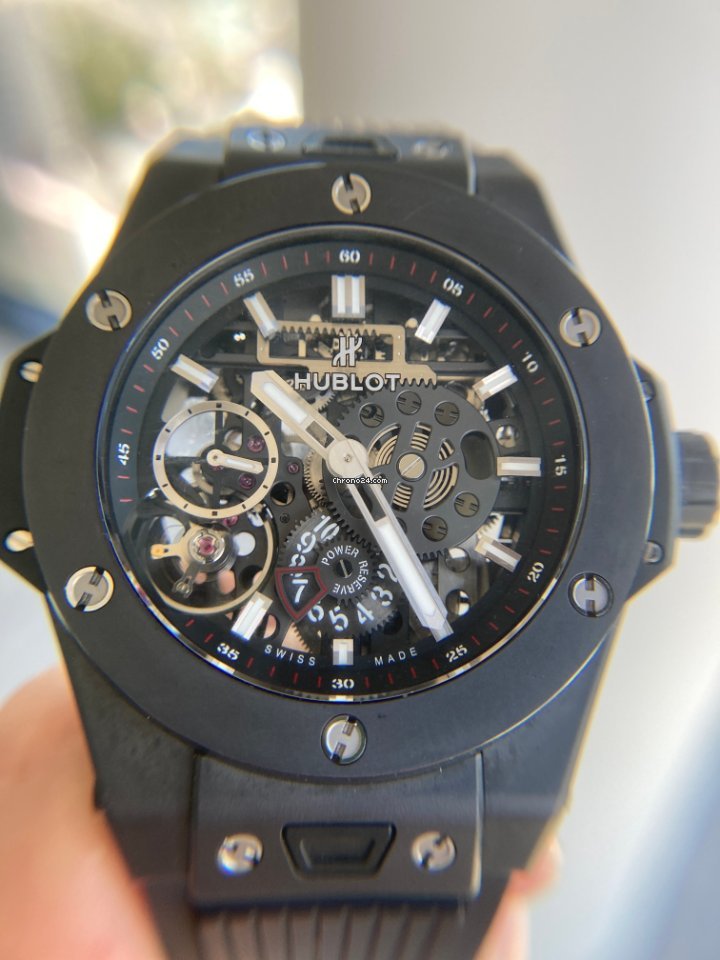 IMG_9081 Hublot Big Bang Meca-10 Mens watch Unisex Manual winding Ceramic 414.CI.1123.RX Replica 8
