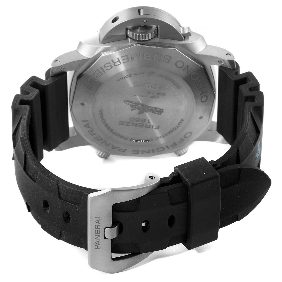 IMG_9081 Panerai Luminor Submersible 1950 3 Days Automatic Mens watch Unisex Automatic Titanium PAM00615 Replica 8
