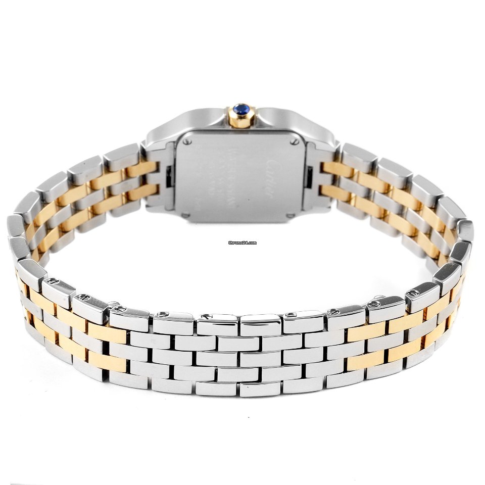 Cartier Santos Demoiselle Womens watch Quartz Gold Steel W25066Z6 Replica 8