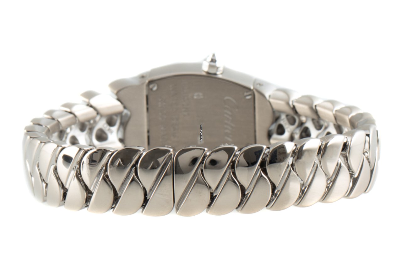 IMG_9081 Cartier La Dona de Cartier Womens watch Quartz White gold 3082 Replica 8
