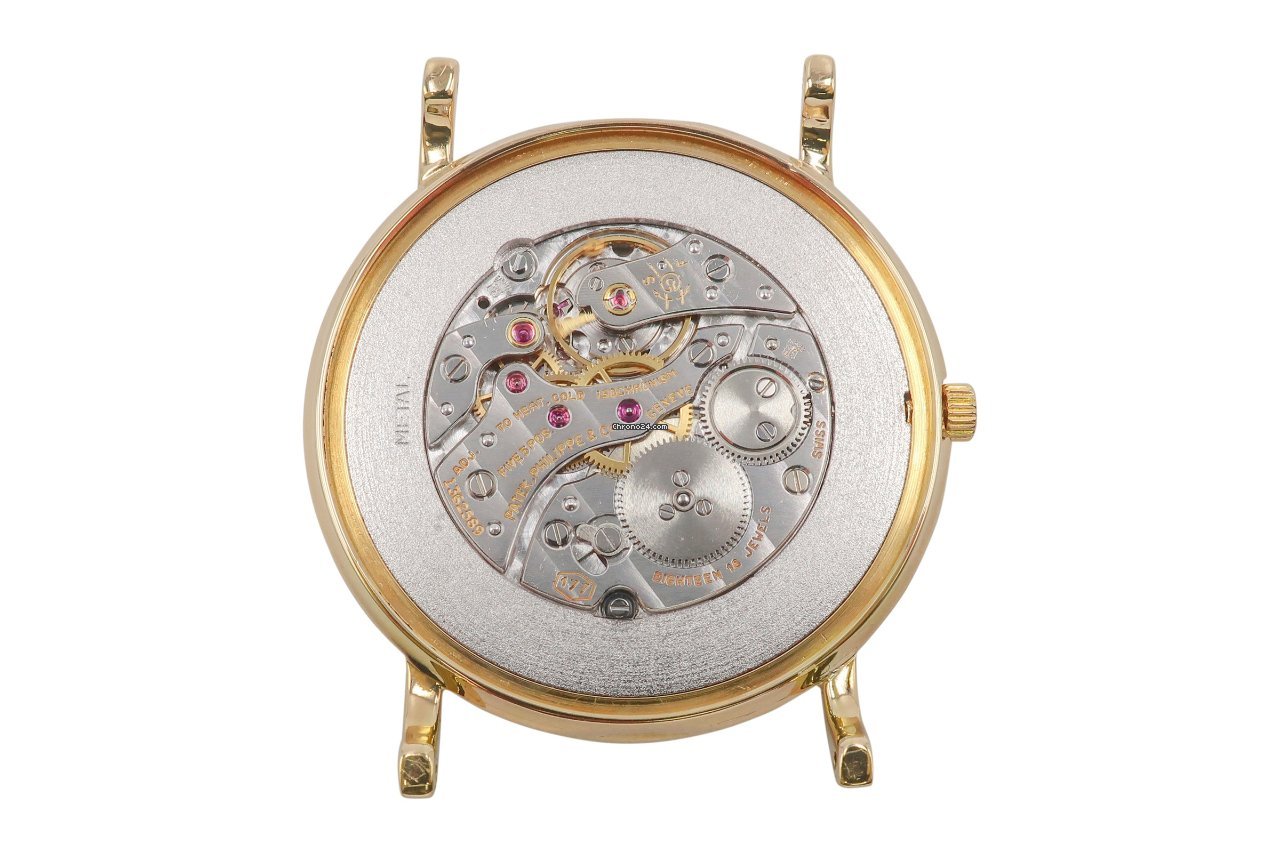 IMG_9081 Patek Philippe Calatrava Mens watch Unisex Manual winding Yellow gold 3520D Replica 8