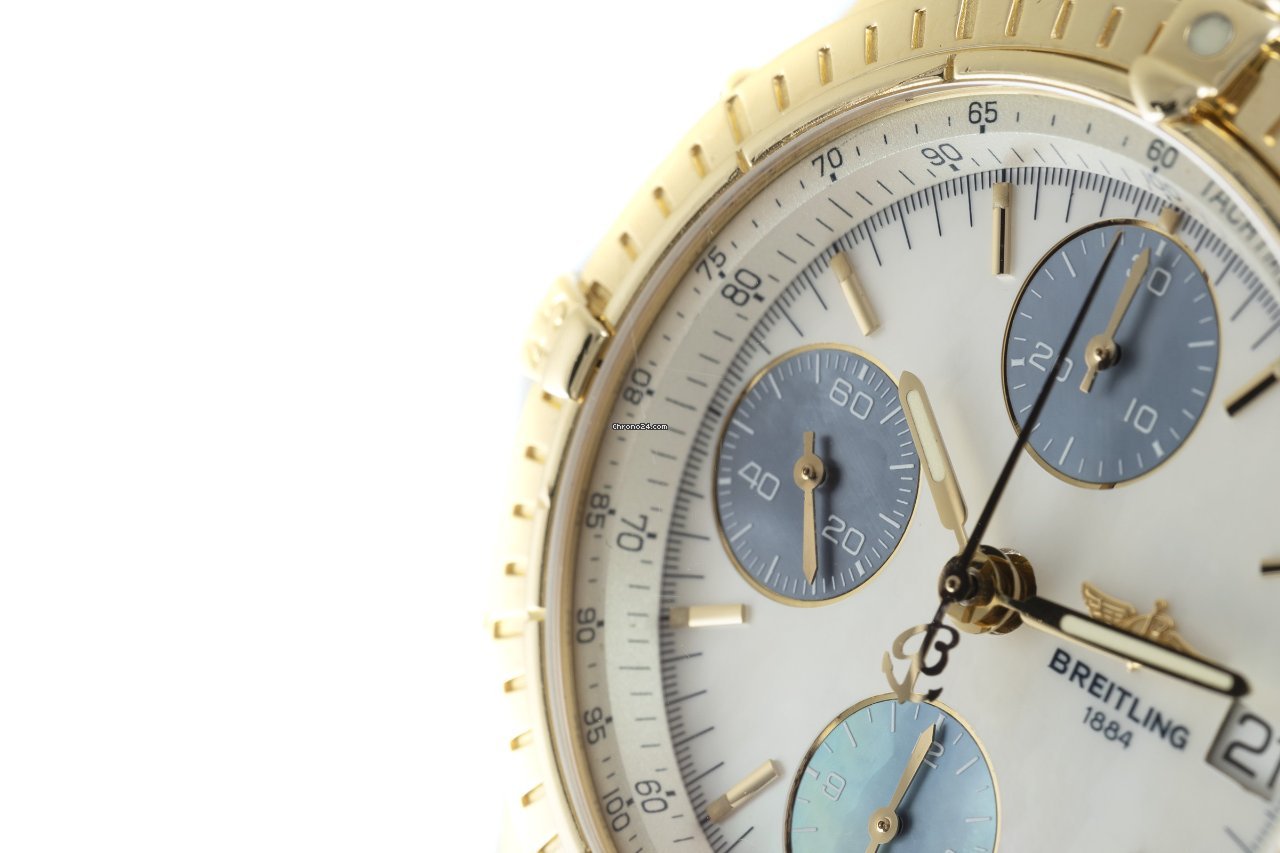 Breitling Chronomat Mens watch Unisex Automatic Yellow gold K13050.1 Replica 8