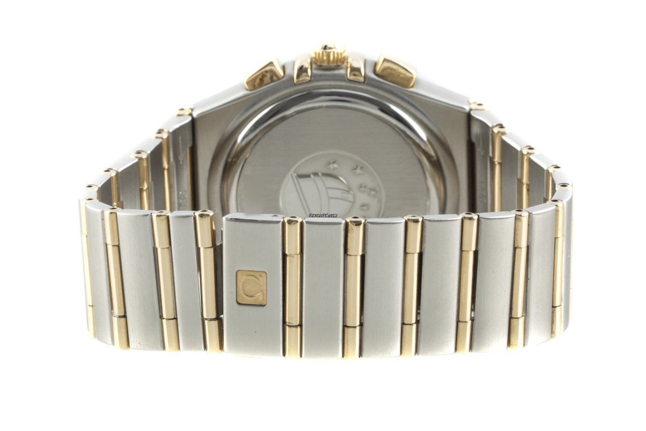 IMG_9081 Omega Constellation Mens watch Unisex Quartz Gold Steel 386.1201 Replica 8