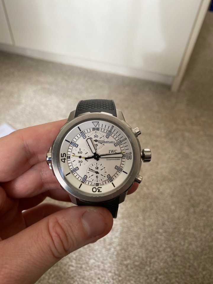 IMG_9081 IWC Aquatimer Chronograph Mens watch Unisex Automatic Steel IW376801 Replica 8