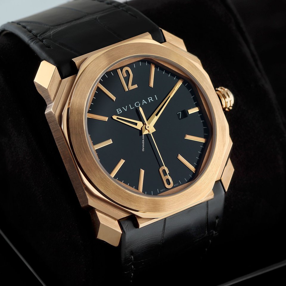 Bulgari Octo Mens watch Unisex Automatic Rose gold 101963 bgop41bgld Replica 8