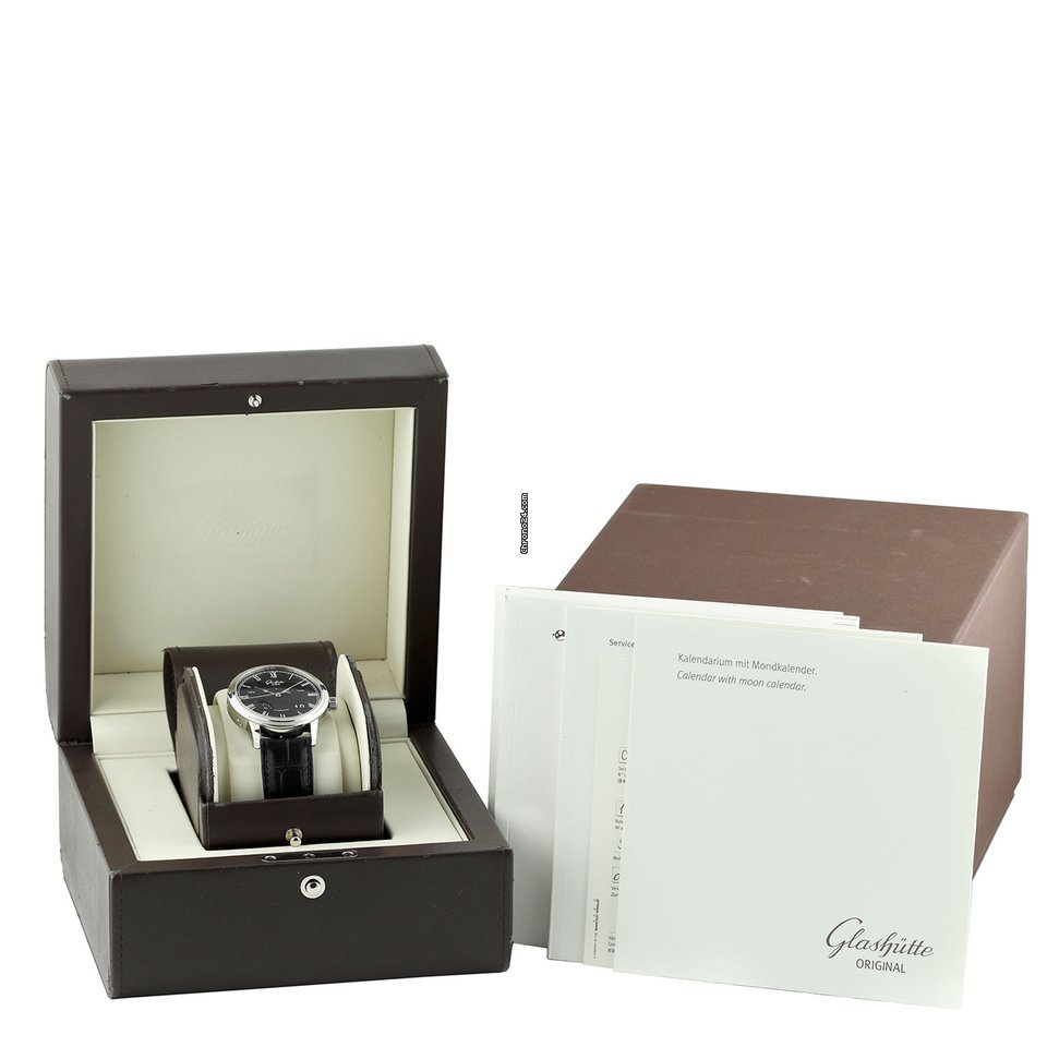 IMG_9081 Glashutte Original Senator Perpetual Calendar Mens watch Unisex Automatic Steel 100-02-25-12-05 Replica 8