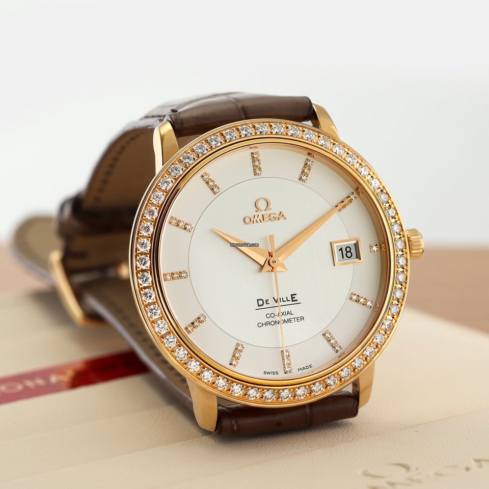 IMG_9081 Omega De Ville Prestige Automatic Rose gold 413.58.37.20.52.001 Replica 8