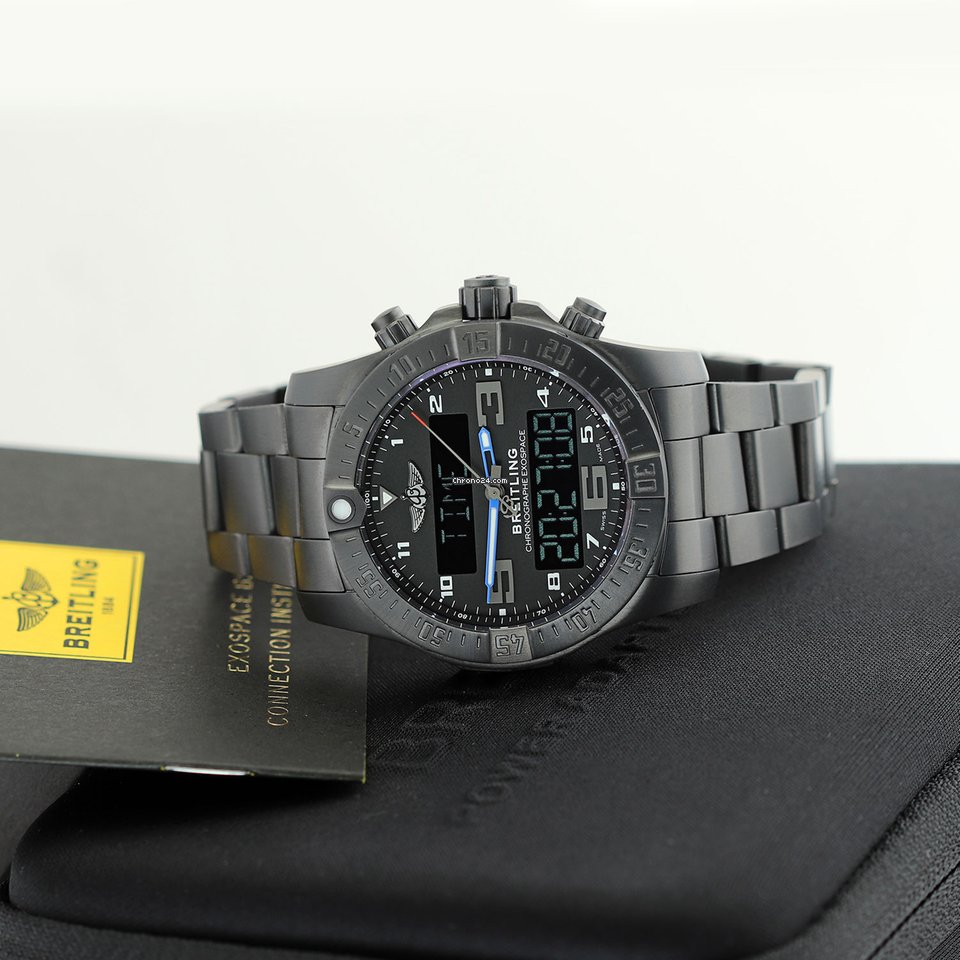 IMG_9081 Breitling Exospace B55 Connected Mens watch Unisex Quartz Titanium vb5510h2 be45 181v Replica 8