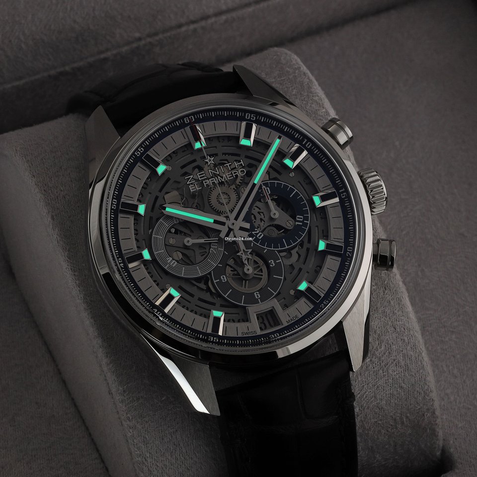 IMG_9081 Zenith El Primero Chronomaster Mens watch Unisex Automatic Steel 03.2081.400 78.c813 Replica 8