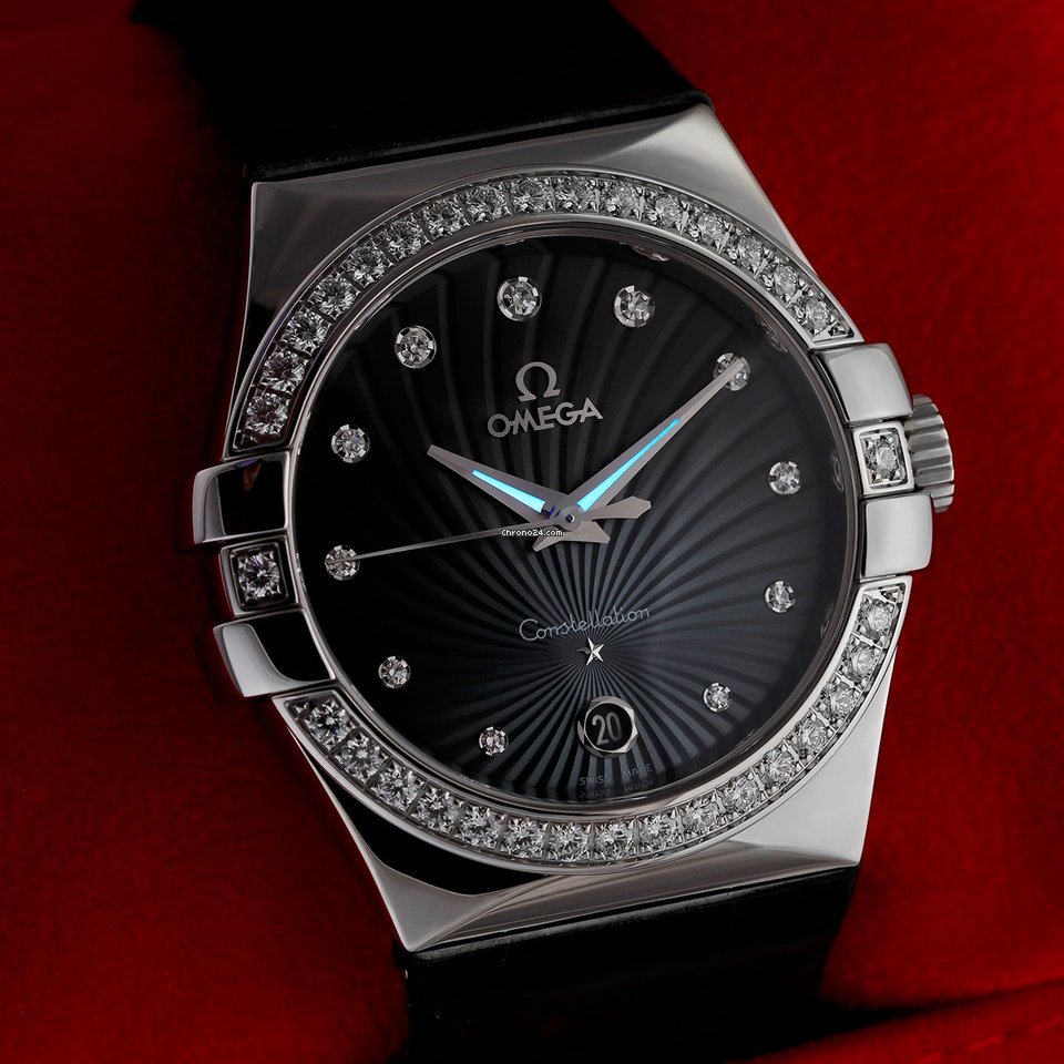 Omega Constellation Quartz Womens watch Quartz Steel 123.18.35.60.56.001 Replica 8