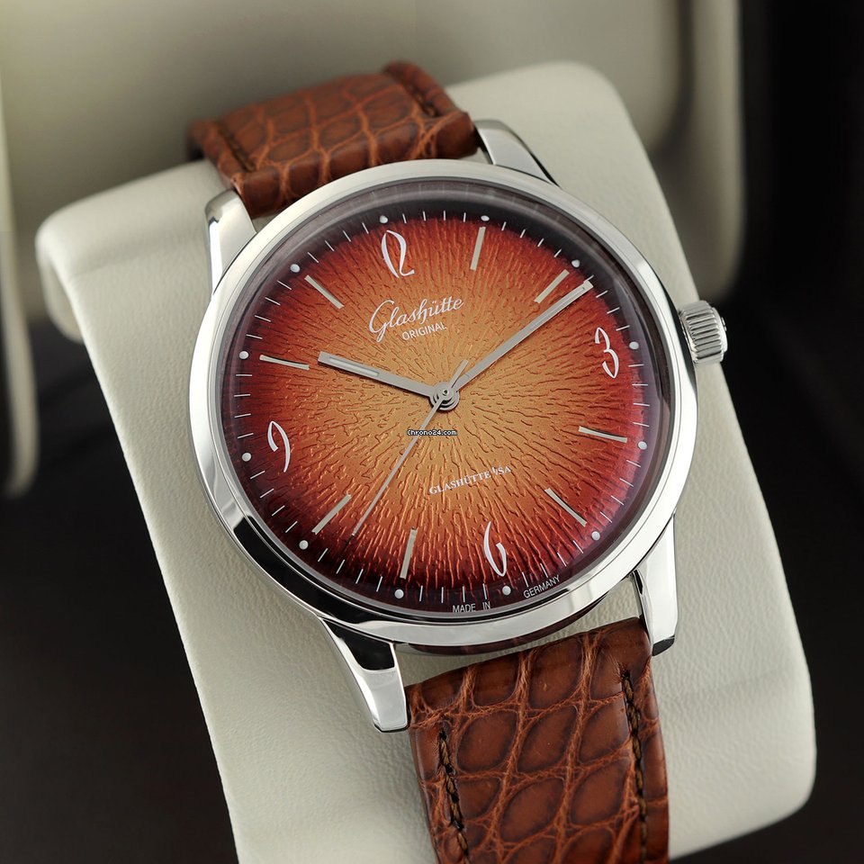 IMG_9081 Glashutte Original Sixties Mens watch Unisex Automatic Steel 1-39-52-13-02-04 Replica 8