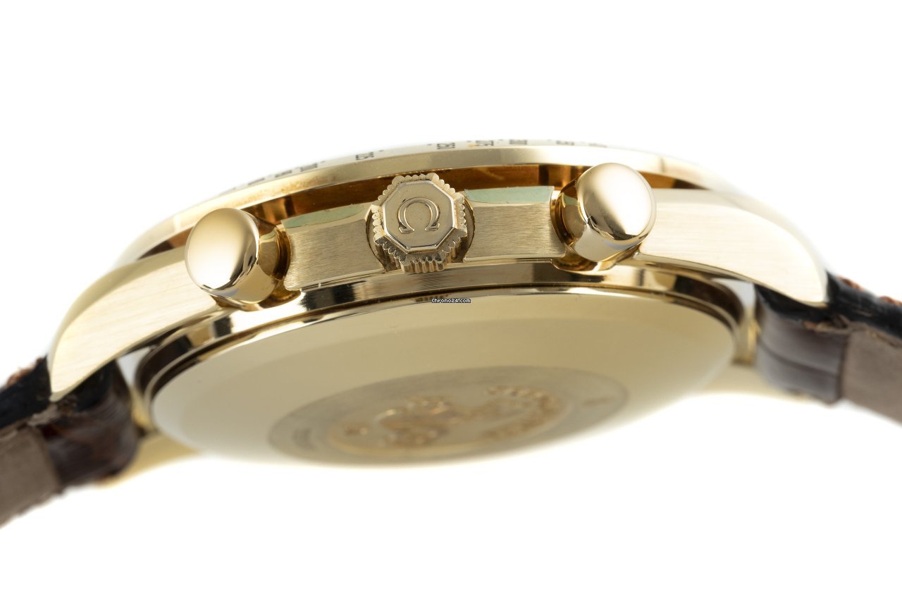 IMG_9081 Omega Speedmaster Date Mens watch Unisex Automatic Yellow gold 3611.20.00 Replica 8