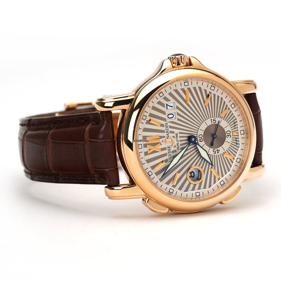 IMG_9081 Ulysse Nardin Dual Time Rose gold 246-55 30 Replica 8