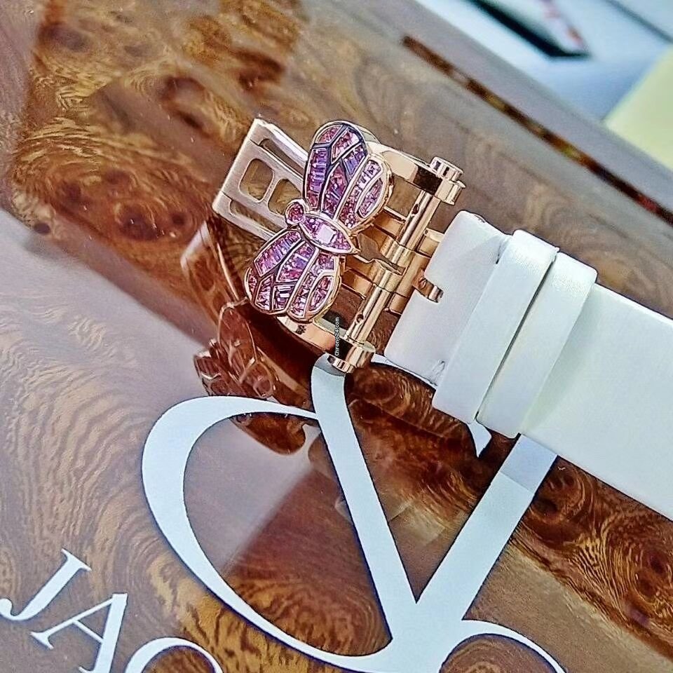IMG_9081 Jacob & Co. Womens watch Manual winding Rose gold JCAM31 Replica 8