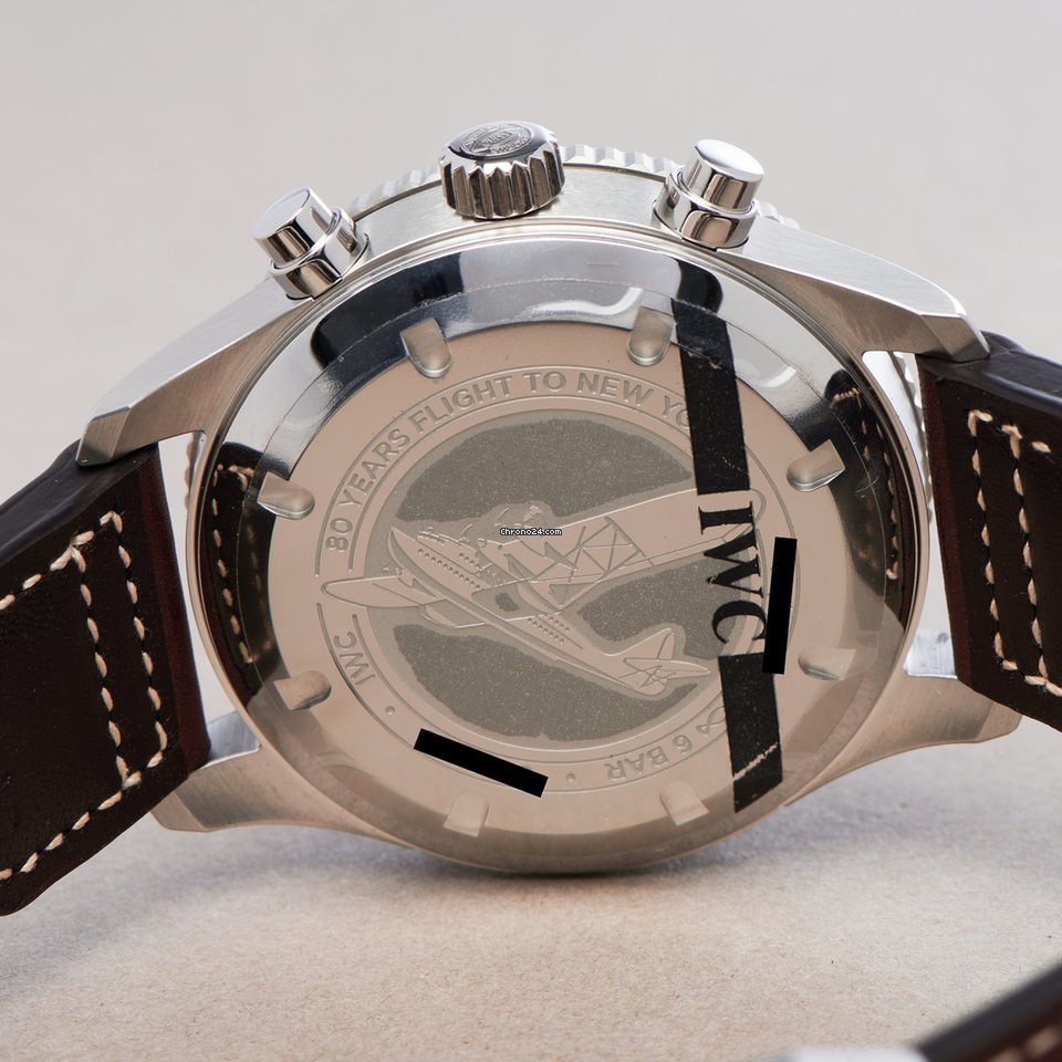 IMG_9081 IWC Pilot Chronograph Mens watch Unisex Automatic Steel IW395003 Replica 8