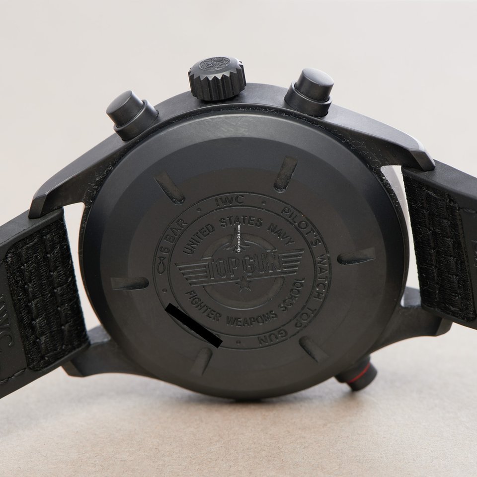 IMG_9081 IWC Pilot Double Chronograph Mens watch Unisex Automatic Ceramic IW371815 Replica 8