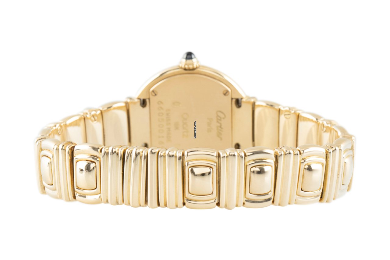 IMG_9081 Cartier Womens watch Quartz Yellow gold 0169 Replica 8
