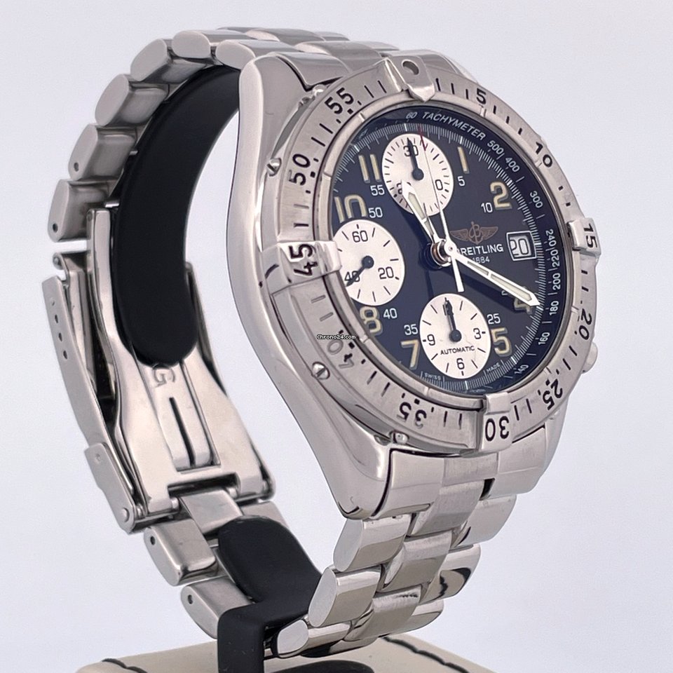 Breitling Colt Chronograph Mens watch Unisex Automatic Steel A13035.1 Replica 8