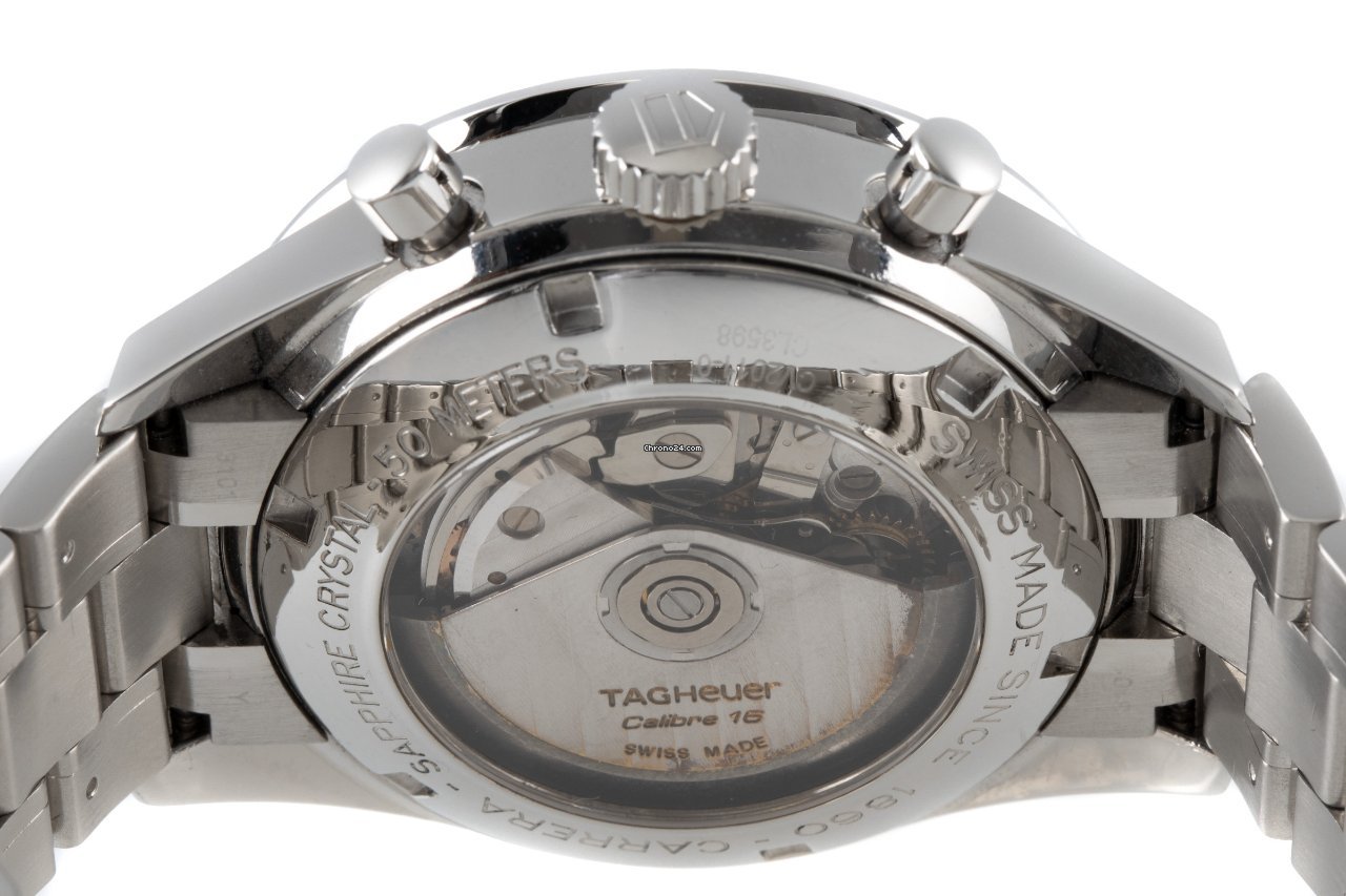 IMG_9081 TAG Heuer Carrera Calibre 16 Mens watch Unisex Automatic Steel CV2011-0 Replica 8