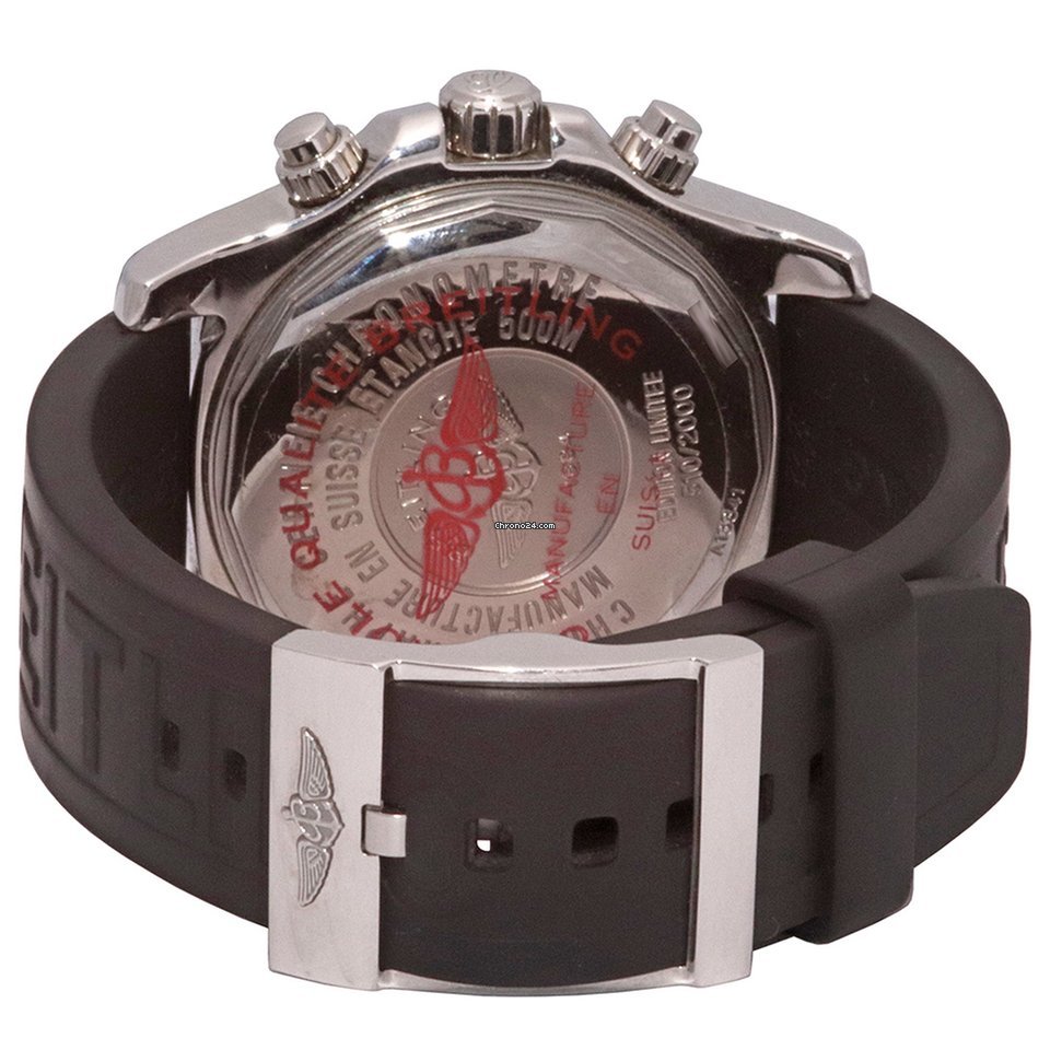 IMG_9081 Breitling Superocean Chronograph II Mens watch Unisex Automatic Steel A13341X9 Replica 8