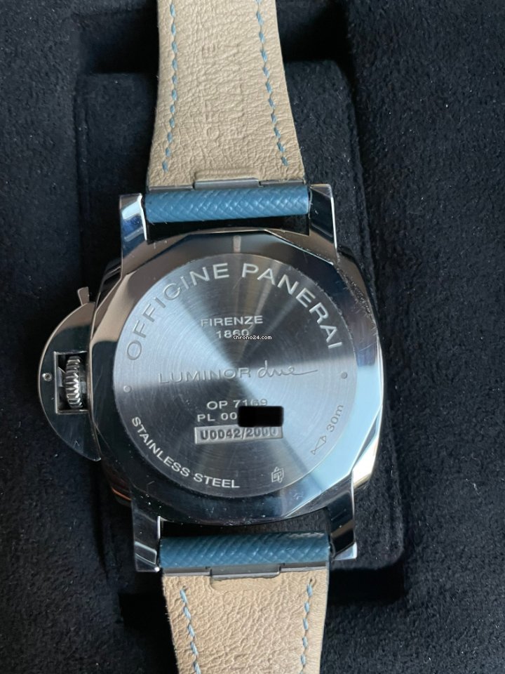 IMG_9081 Panerai Luminor Due Mens watch Unisex Automatic Steel PAM 00906 Replica 8