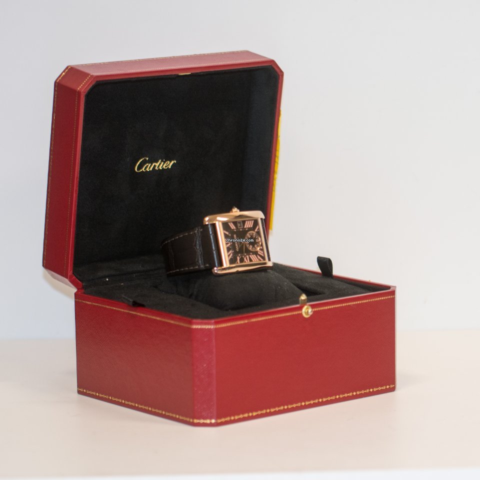 IMG_9081 Cartier Tank MC Mens watch Unisex Automatic Rose gold W5330002 3590 Replica 8