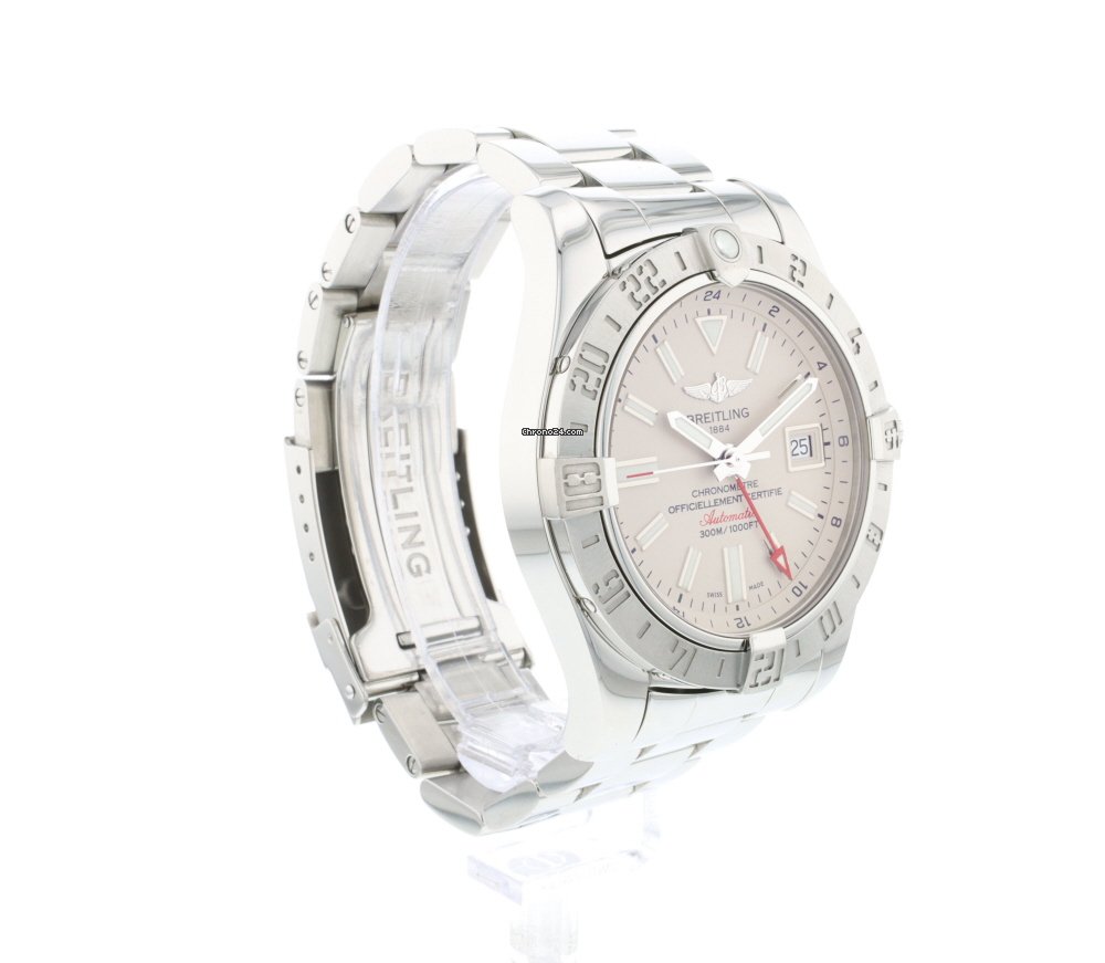 IMG_9081 Breitling Avenger II GMT Mens watch Unisex Automatic Steel A3239011 Replica 8