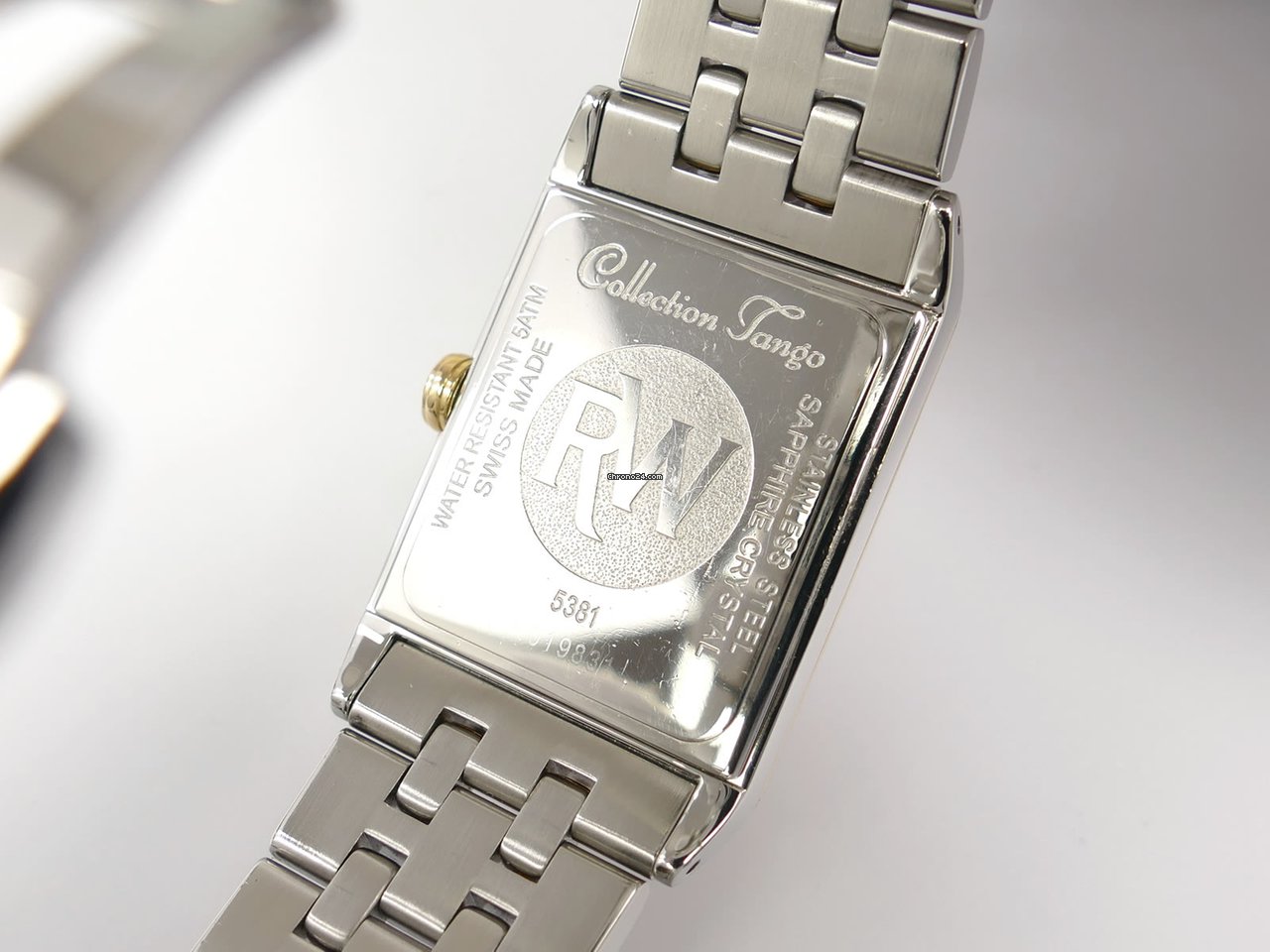 IMG_9081 Raymond Weil Tango Mens watch Unisex Quartz Gold Steel 5381-STP-00308 Replica 8