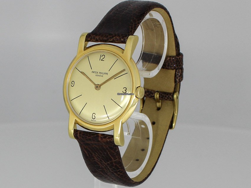 Patek Philippe Vintage Mens watch Unisex Manual winding Yellow gold 2505 Replica 8