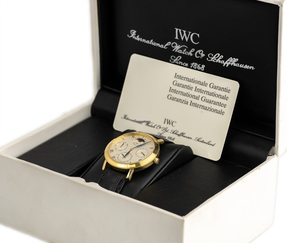 IMG_9081 IWC Portofino Mens watch Unisex Manual winding Yellow gold IW2050 Replica 8