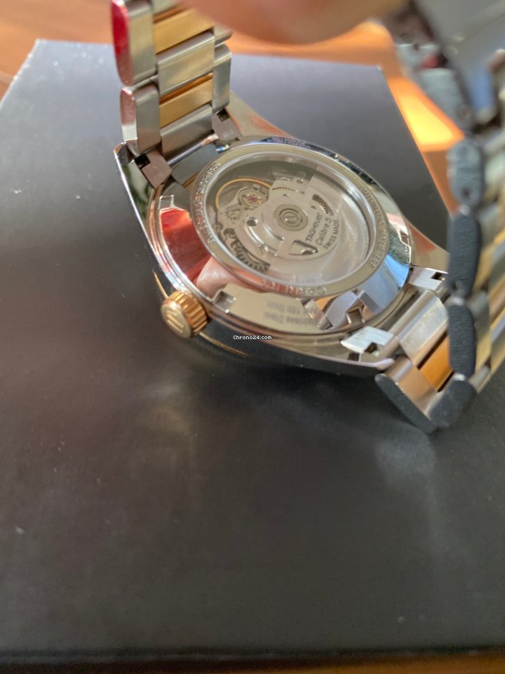 TAG Heuer Carrera Calibre 5 Mens watch Unisex Automatic Gold Steel war215d.bd0784 Replica 8