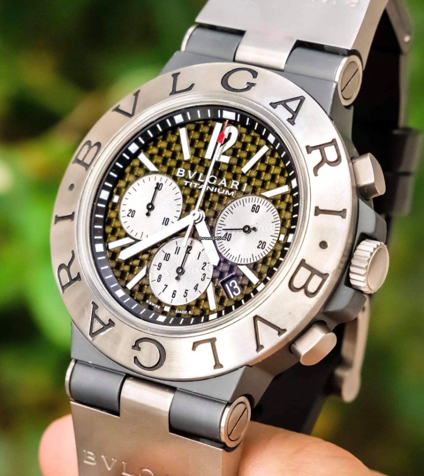 Bulgari Diagono Mens watch Unisex Automatic Titanium TI 44 TA CH Replica 8