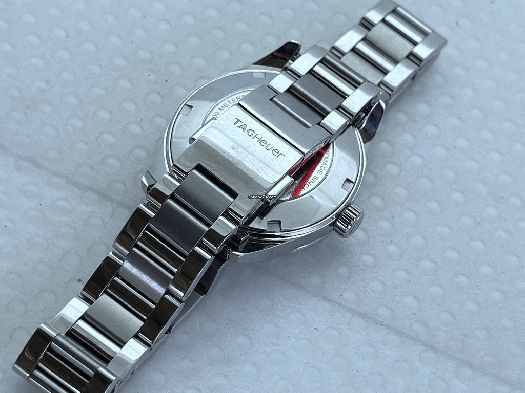 TAG Heuer Carrera Lady Womens watch Quartz Steel TAG Heuer Carrera Quartz White Mother of Pearl Dial Steel Womens Watch WAR1311.BA0778 Replica 8