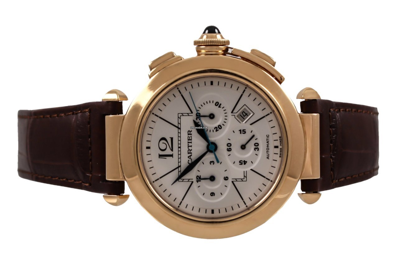 Cartier Pasha Mens watch Unisex Automatic Yellow gold W3020151 Replica 8