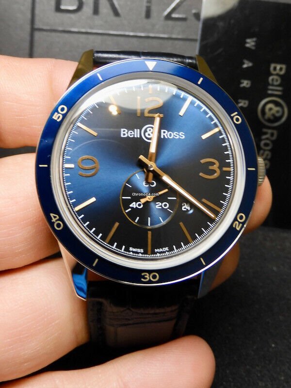 Bell & Ross Vintage Automatic Steel BR 123 Replica 8