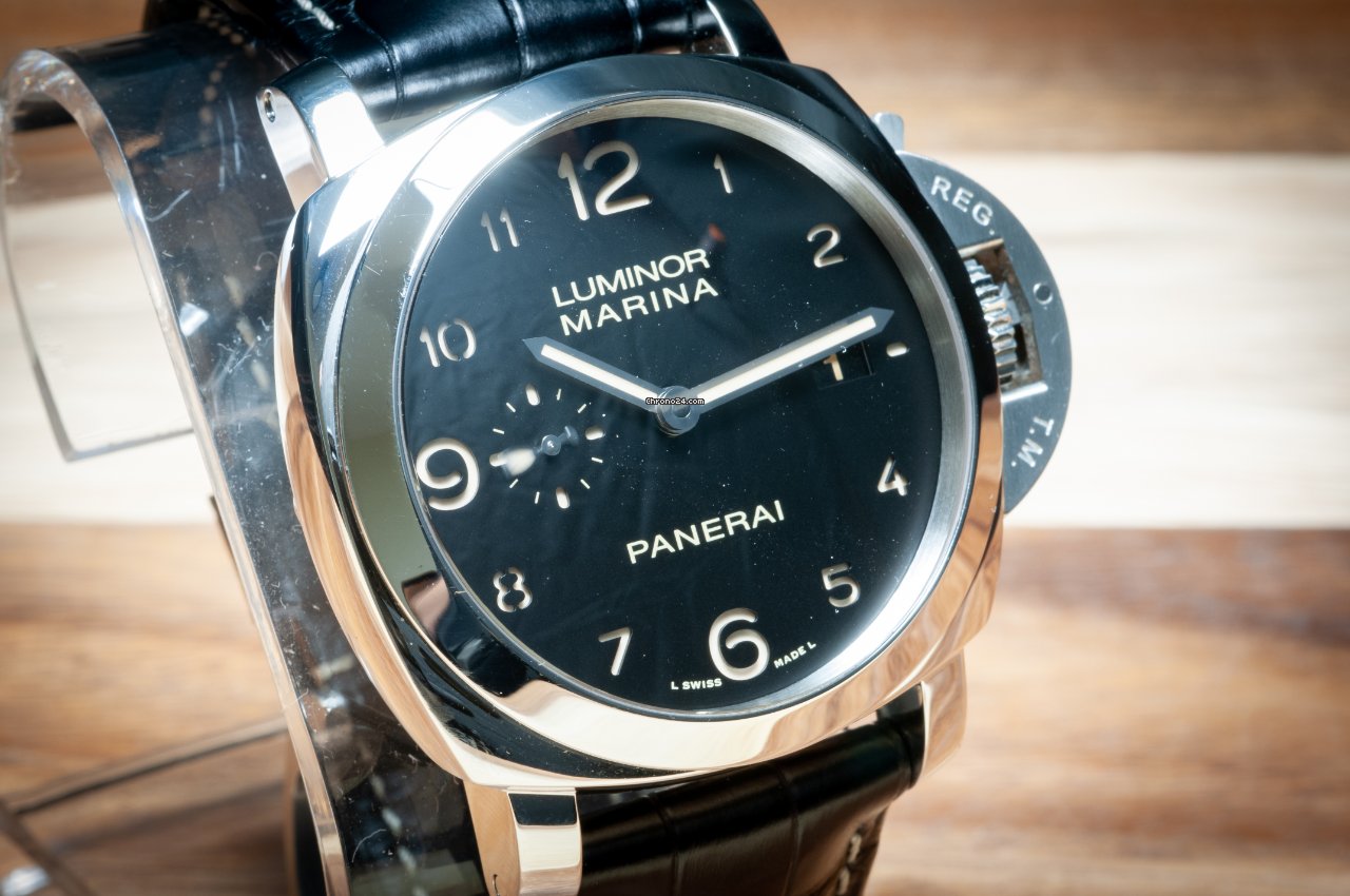IMG_9081 Panerai Luminor Marina 1950 3 Days Automatic Mens watch Unisex Automatic Steel PAM 00359 Replica 8