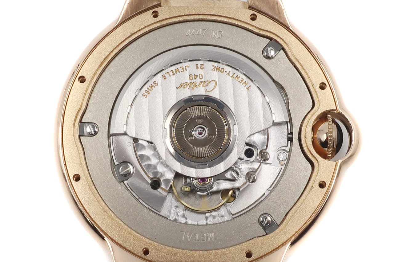 Cartier Ballon Bleu Mens watch Unisex Automatic Red gold 2999 Replica 8